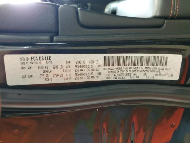 1C4RJFAG9GC434915 - 2016 JEEP GRAND CHER LAREDO BLACK photo 13