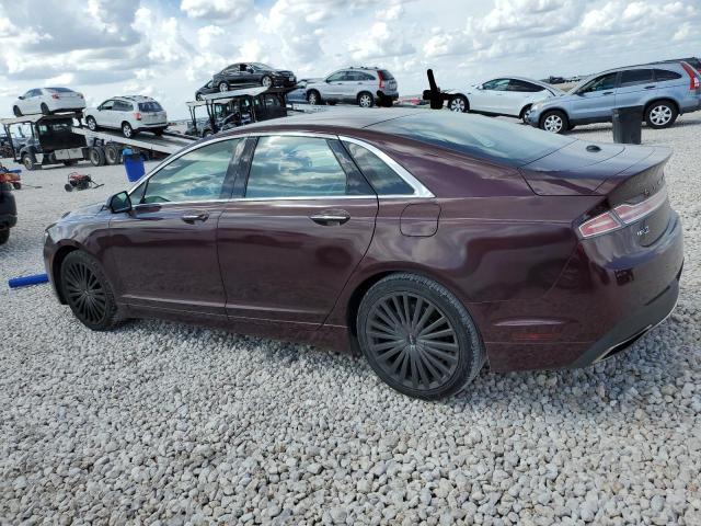 3LN6L5E90HR648502 - 2017 LINCOLN MKZ RESERVE ბურგუნდია ფოტო 2