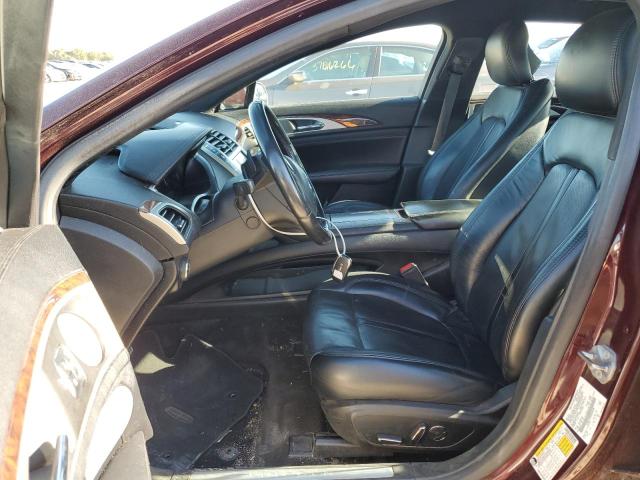 3LN6L5E90HR648502 - 2017 LINCOLN MKZ RESERVE ბურგუნდია ფოტო 7