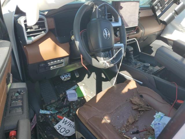 5TFMC5DB4RX081624 - 2024 TOYOTA TUNDRA CREWMAX PLATINUM Білий фото 8