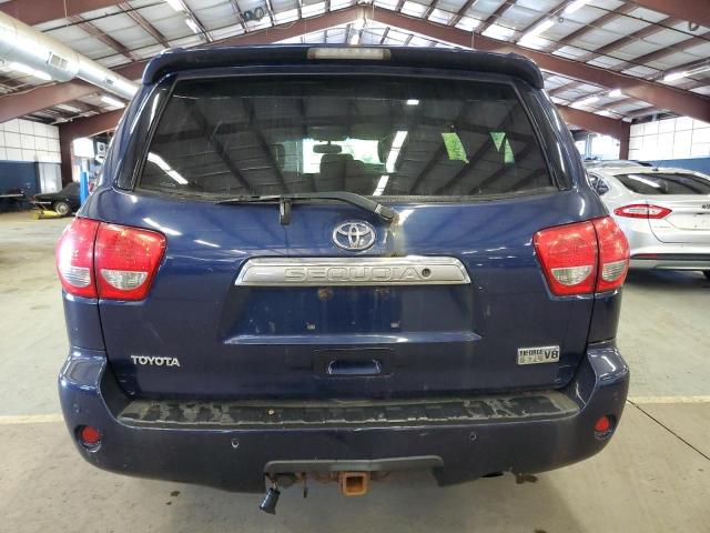 5TDBY68A28S010880 - 2008 TOYOTA SEQUOIA LIMITED BLUE photo 6