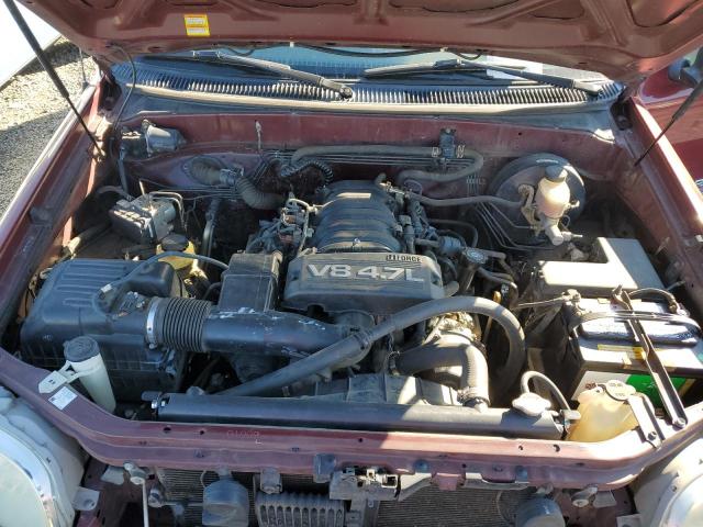 5TBBT44186S475257 - 2006 TOYOTA TUNDRA ACCESS CAB SR5 MAROON photo 11