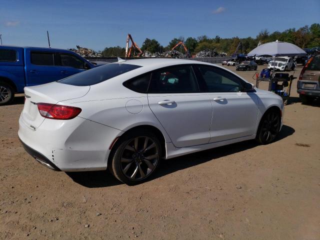 1C3CCCDGXFN523331 - 2015 CHRYSLER 200 S WHITE photo 3