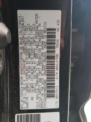 3TMJU62N87M042508 - 2007 TOYOTA TACOMA DOUBLE CAB PRERUNNER BLACK photo 12