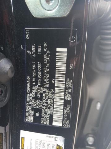 JTEEU5JR3N5255199 - 2022 TOYOTA 4RUNNER SR5 BLACK photo 14