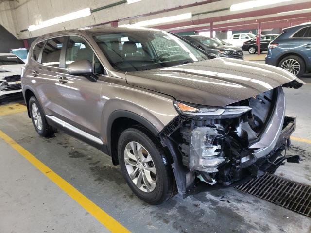 5NMS2CAD4KH092982 - 2019 HYUNDAI SANTA FE SE BROWN photo 4