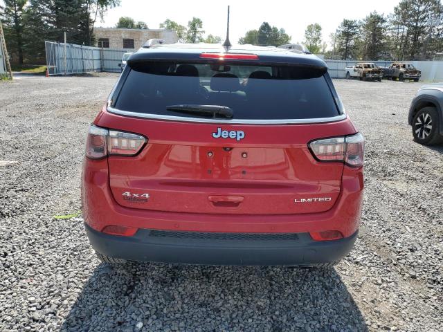 3C4NJDCB7KT616775 - 2019 JEEP COMPASS LIMITED Қызыл фото 6