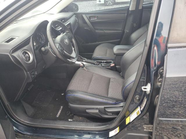 2T1BURHE3HC785505 - 2017 TOYOTA COROLLA L BLUE photo 7