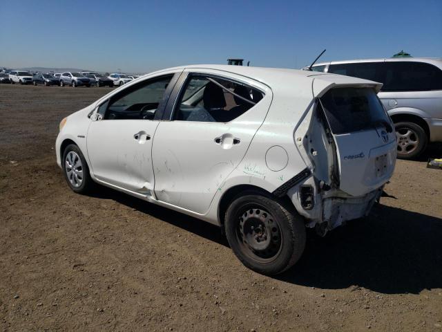 JTDKDTB32C1005401 - 2012 TOYOTA PRIUS C 白色 照片 2