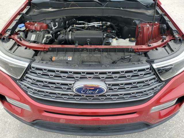 1FMSK7DH0MGA92232 - 2021 FORD EXPLORER XLT RED photo 12