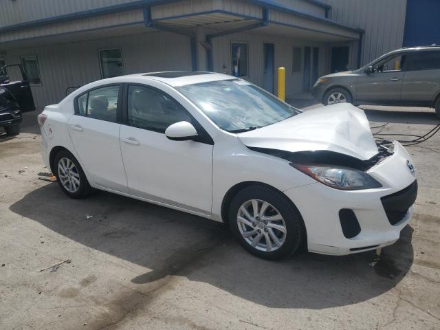 JM1BL1V79C1569231 - 2012 MAZDA 3 I WHITE photo 4