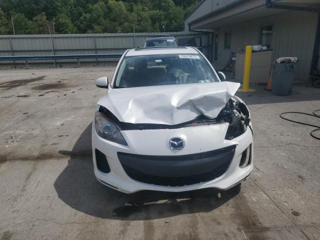 JM1BL1V79C1569231 - 2012 MAZDA 3 I WHITE photo 5
