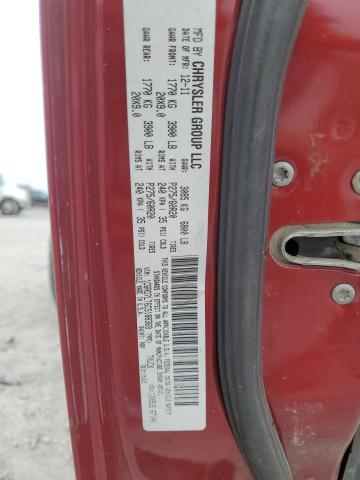 1C6RD7LT6CS188369 - 2012 DODGE RAM 1500 SLT RED photo 12