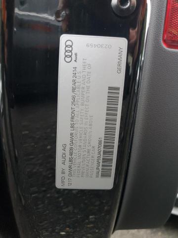 WAUP4AF59JA070861 - 2018 AUDI S5 PREMIUM PLUS Negro foto 12