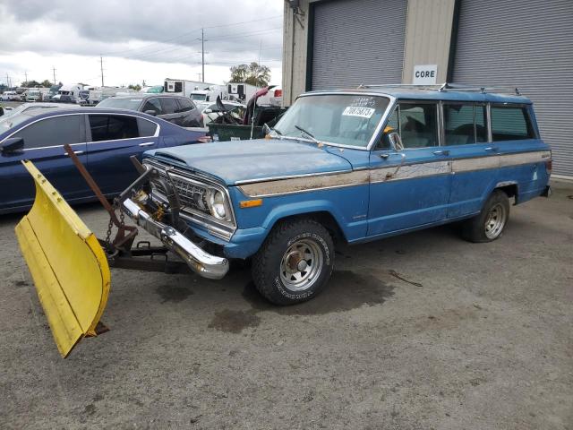 J8A15NZ129087 - 1978 JEEP WAGONEER BLUE photo 1