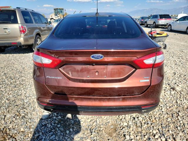 3FA6P0T91GR353721 - 2016 FORD FUSION SE BROWN photo 6
