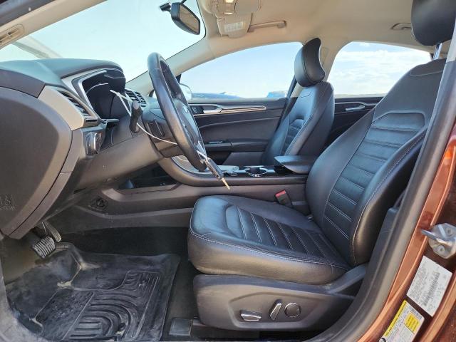 3FA6P0T91GR353721 - 2016 FORD FUSION SE BROWN photo 7