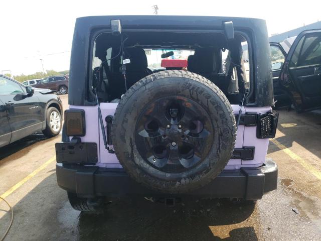 1C4BJWEG6EL233336 - 2014 JEEP WRANGLER U SAHARA PURPLE photo 6