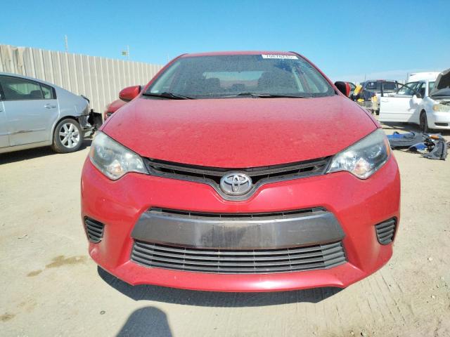 5YFBURHE9GP537323 - 2016 TOYOTA COROLLA L RED photo 5