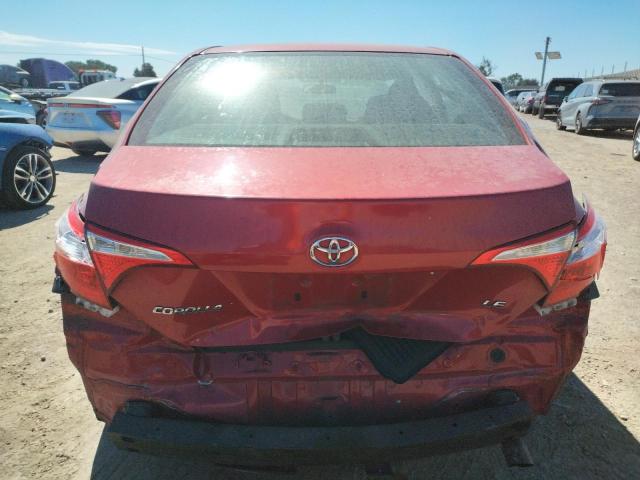 5YFBURHE9GP537323 - 2016 TOYOTA COROLLA L RED photo 6