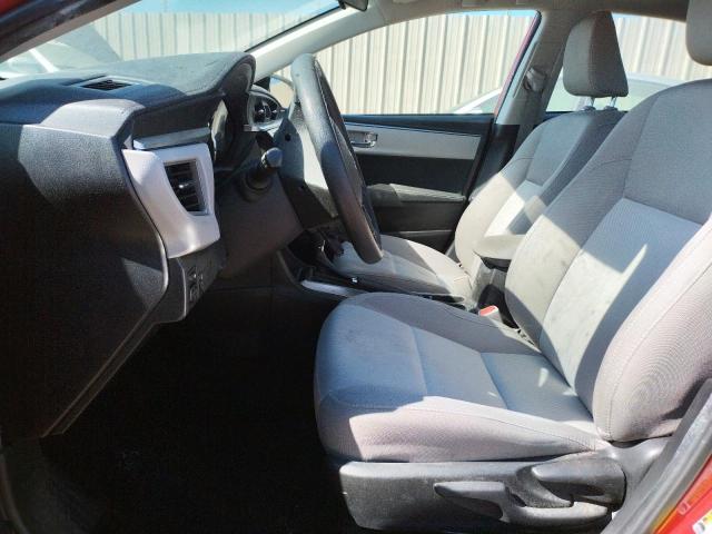 5YFBURHE9GP537323 - 2016 TOYOTA COROLLA L RED photo 7