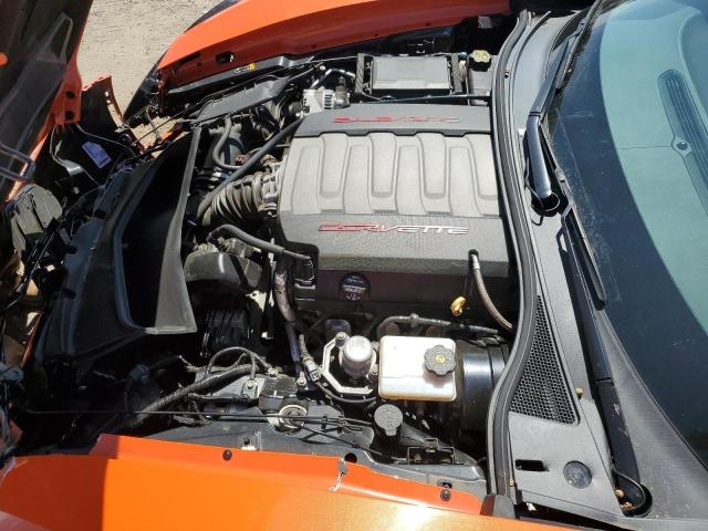 1G1YB2D73K5123323 - 2019 CHEVROLET CORVETTE STINGRAY 1LT ORANGE photo 11