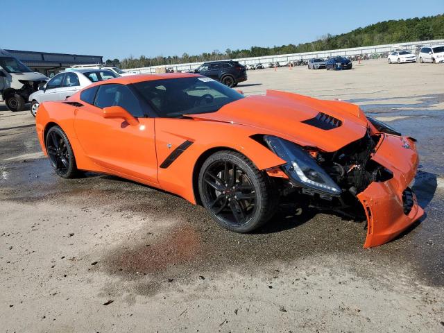 1G1YB2D73K5123323 - 2019 CHEVROLET CORVETTE STINGRAY 1LT ORANGE photo 4