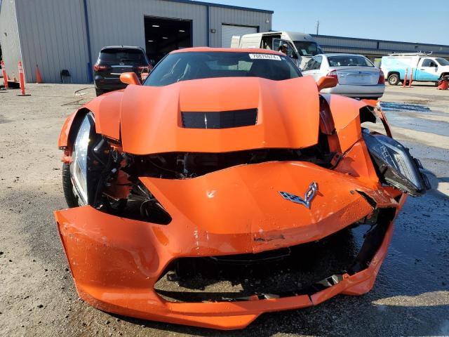 1G1YB2D73K5123323 - 2019 CHEVROLET CORVETTE STINGRAY 1LT ORANGE photo 5