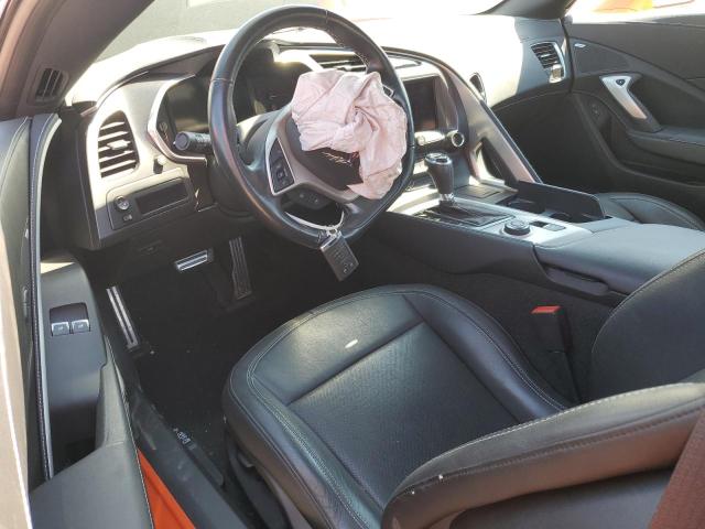 1G1YB2D73K5123323 - 2019 CHEVROLET CORVETTE STINGRAY 1LT ORANGE photo 8