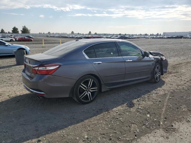 1HGCR3F98HA040487 - 2017 HONDA ACCORD TOURING GRAY photo 3