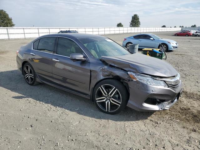 1HGCR3F98HA040487 - 2017 HONDA ACCORD TOURING GRAY photo 4