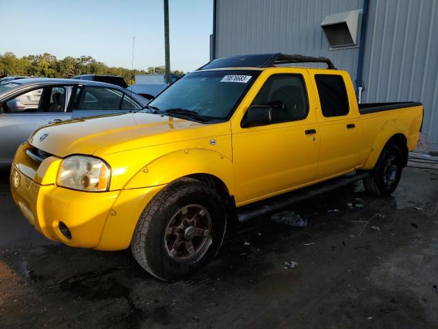 1N6ED29X54C469818 - 2004 NISSAN FRONTIER CREW CAB XE V6 YELLOW photo 1