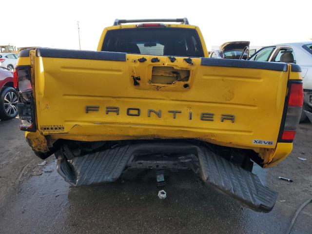 1N6ED29X54C469818 - 2004 NISSAN FRONTIER CREW CAB XE V6 YELLOW photo 6