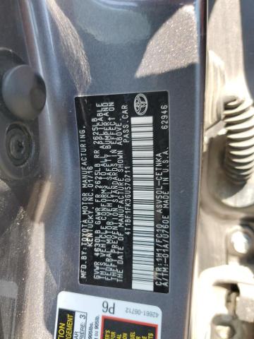 4T1BF1FK3GU570711 - 2016 TOYOTA CAMRY LE GRAY photo 12