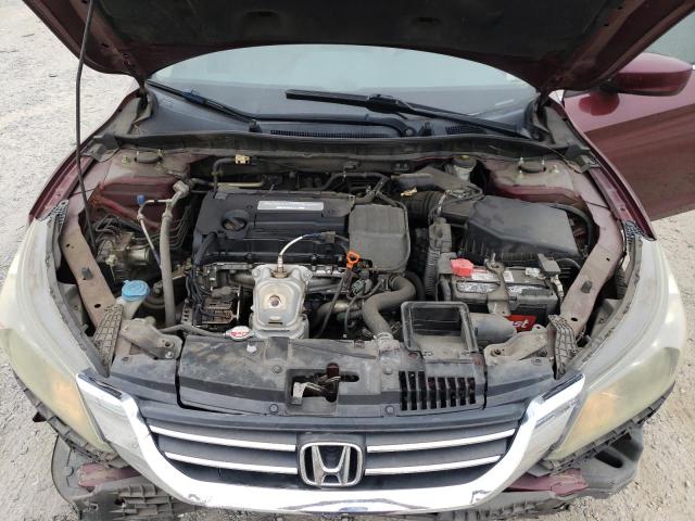 1HGCR2F36EA264178 - 2014 HONDA ACCORD LX BURGUNDY photo 11