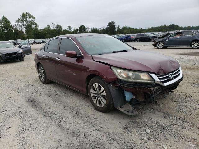 1HGCR2F36EA264178 - 2014 HONDA ACCORD LX BURGUNDY photo 4