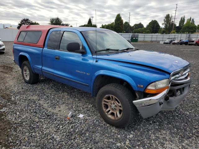 1B7GG22Y2WS597545 - 1998 DODGE DAKOTA BLUE photo 4