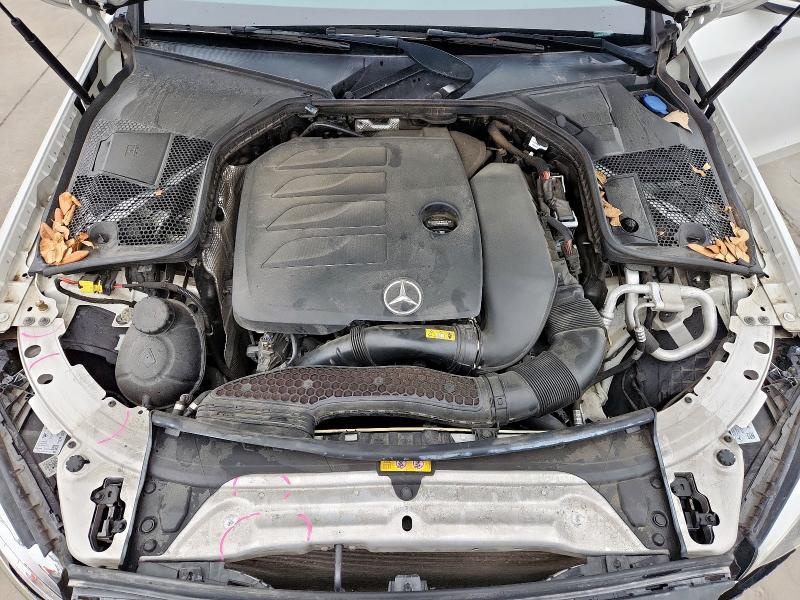 55SWF8DB8KU315182 - 2019 MERCEDES-BENZ C 300 WHITE photo 11