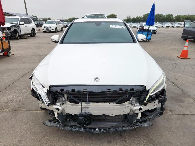 55SWF8DB8KU315182 - 2019 MERCEDES-BENZ C 300 WHITE photo 5