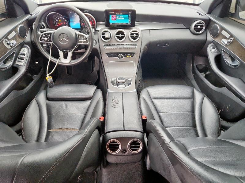 55SWF8DB8KU315182 - 2019 MERCEDES-BENZ C 300 WHITE photo 8