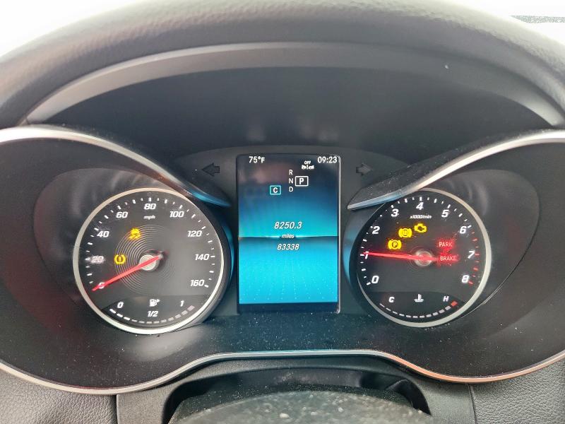 55SWF8DB8KU315182 - 2019 MERCEDES-BENZ C 300 WHITE photo 9