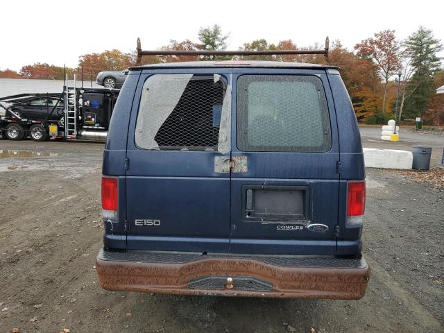 1FTRE14282HA02691 - 2002 FORD ECONOLINE E150 VAN BLUE photo 6