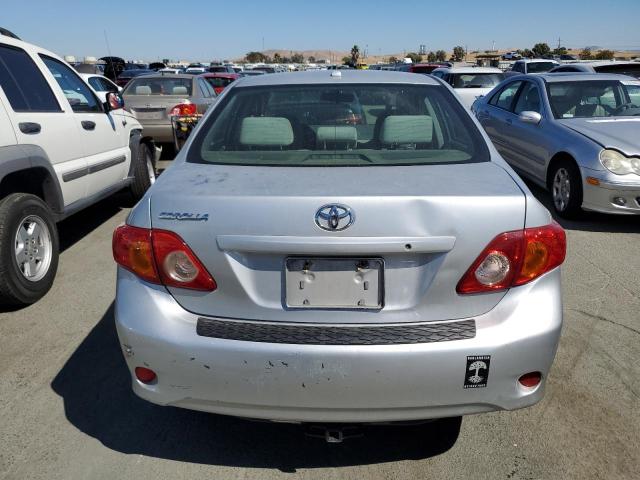 JTDBL40EX99083481 - 2009 TOYOTA COROLLA BASE SILVER photo 6