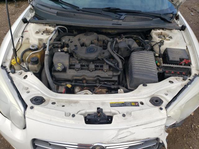 1C3EL75R04N352876 - 2004 CHRYSLER SEBRING GTC WHITE photo 11