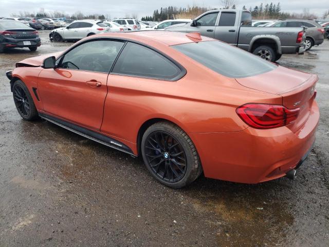 WBA4W9C54JAB95110 - 2018 BMW 440XI ORANGE photo 2