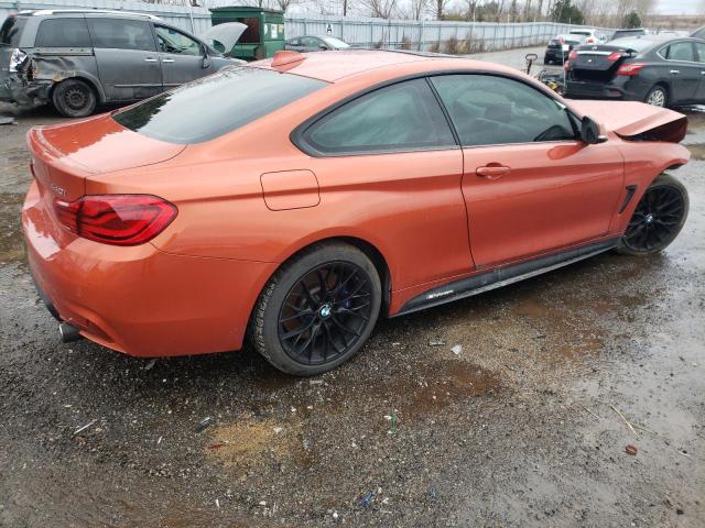 WBA4W9C54JAB95110 - 2018 BMW 440XI ORANGE photo 3