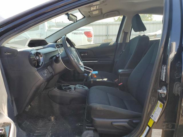 JTDKDTB34G1124718 - 2016 TOYOTA PRIUS C შავი ფოტო 7