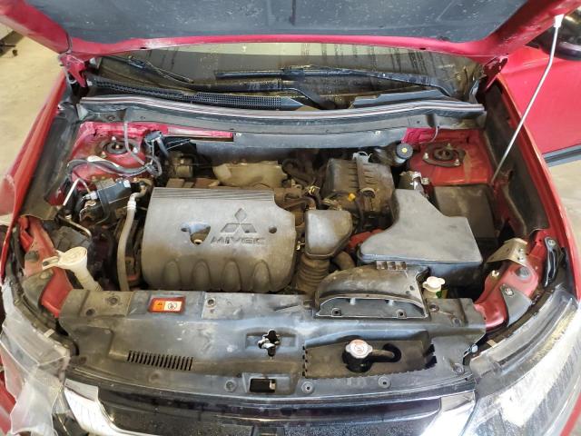 JA4AZ3A30JZ031714 - 2018 MITSUBISHI OUTLANDER SE أحمر صورة 12