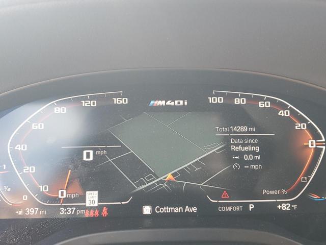 5UX83DP00R9V49745 - 2024 BMW X3 M40I BLUE photo 9