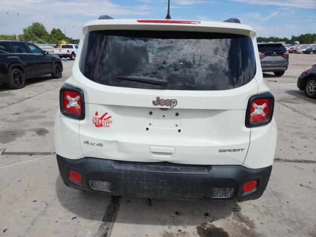ZACCJBAB6JPH07797 - 2018 JEEP RENEGADE SPORT Սպիտակ լուսանկար 6